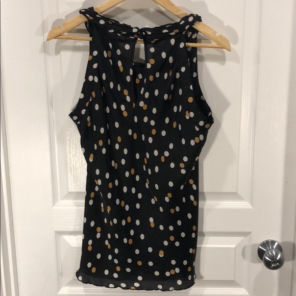 Spense sleeveless polka-dotted blouse. - Picture 2 of 4